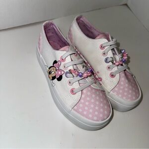 Disney Pink and White Polka Dot Sneakers